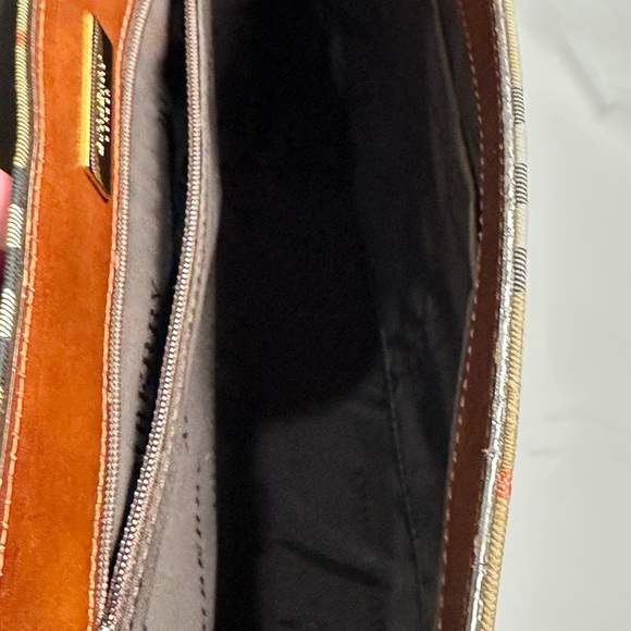 Burberry Nova Check Canvas & Leather Messenger Shoulder Bag - Picture 13 of 13